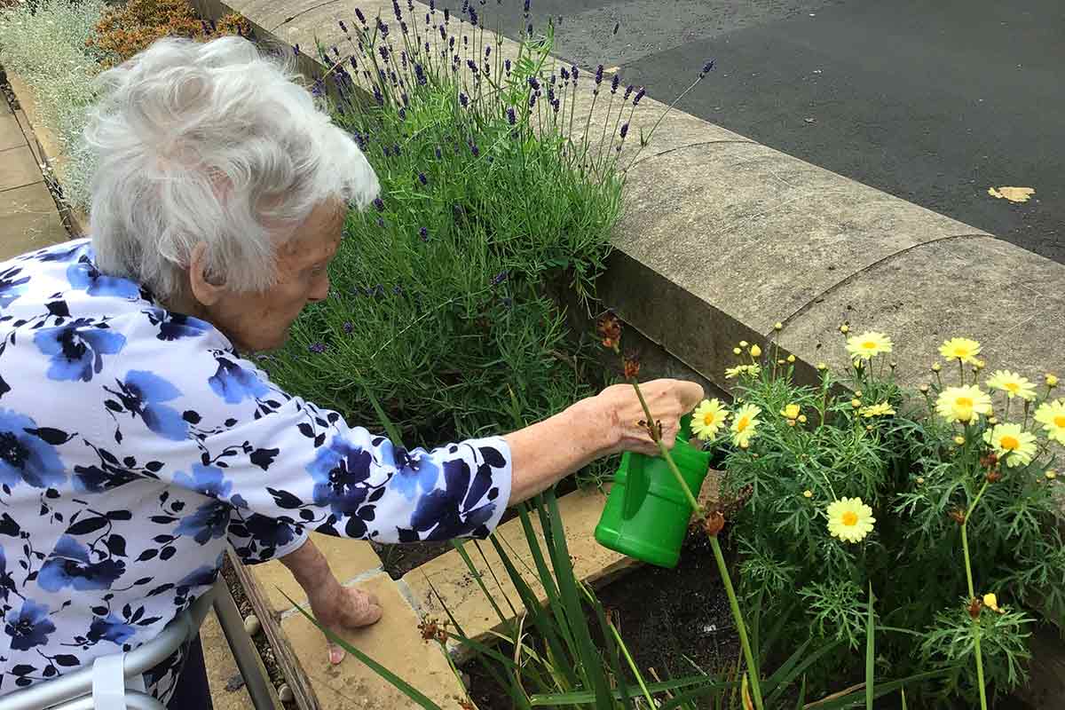 Peebles Care Home's greenfingered residents are blooming good